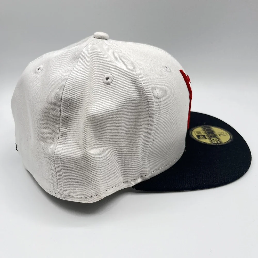 Chicago Bulls New Era 59FIFTY Hat Cap Fitted 7 1/2 NBA Windy City Hardwood NEW